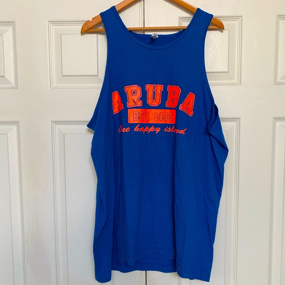 Aruba Graphic Tank Top - Brand New One Happy Island